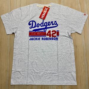 NEW Jackie Robinson Homage Brooklyn Dodgers Tri-Blend Icons Shirt LG